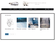 Tablet Screenshot of flutteryrecords.com